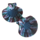 Pair of iridescent shells