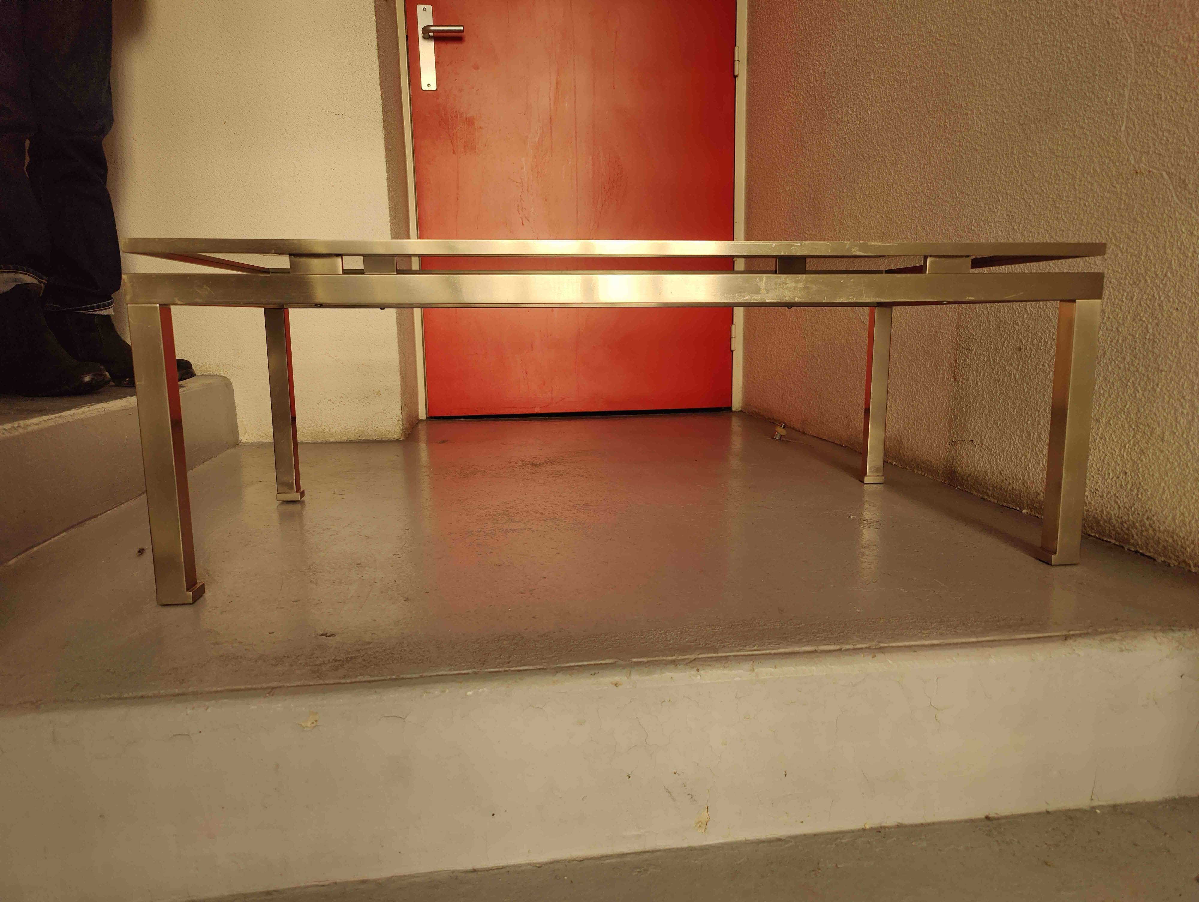 1970s coffee table attributed to designer Guy Lefèvre for Maison Jansen.