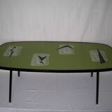 Atomic pattern coffee table from the 50s