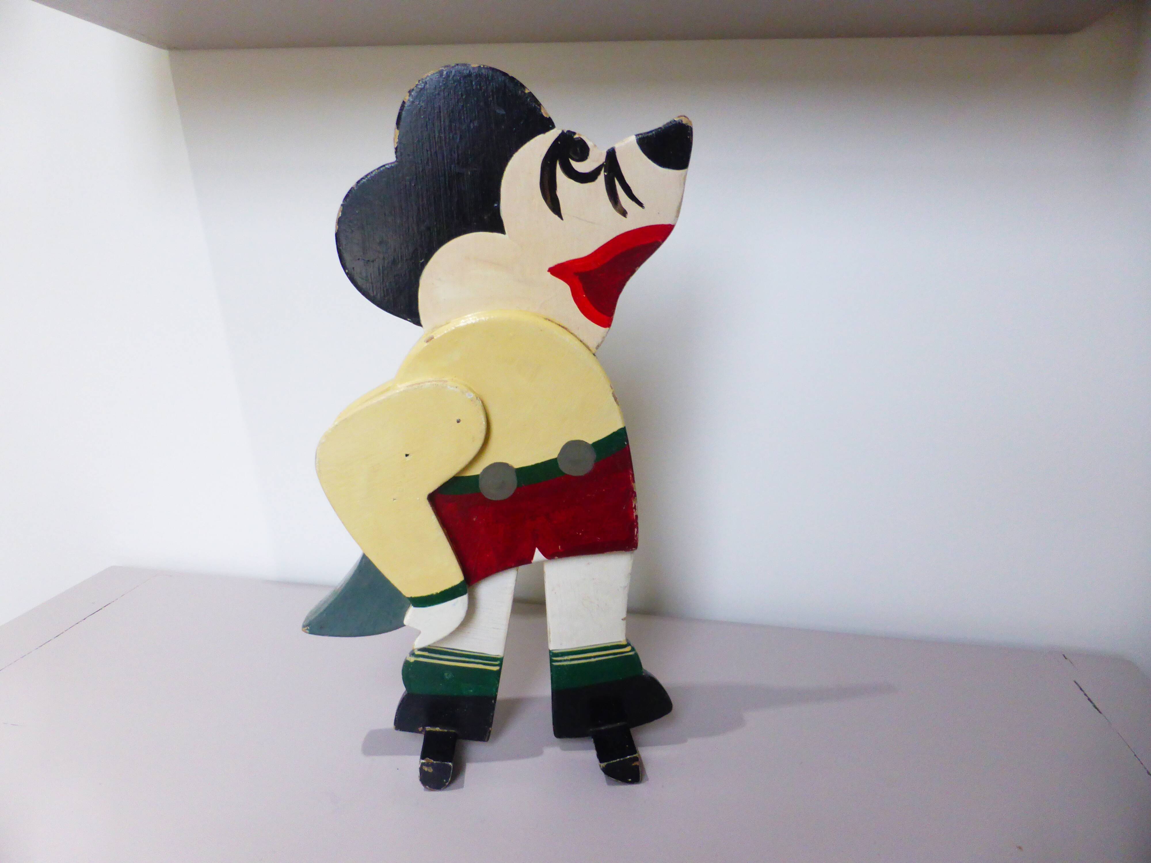 vintage wooden articulated toy