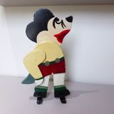 vintage wooden articulated toy