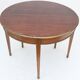 Table demi-lune en acajou