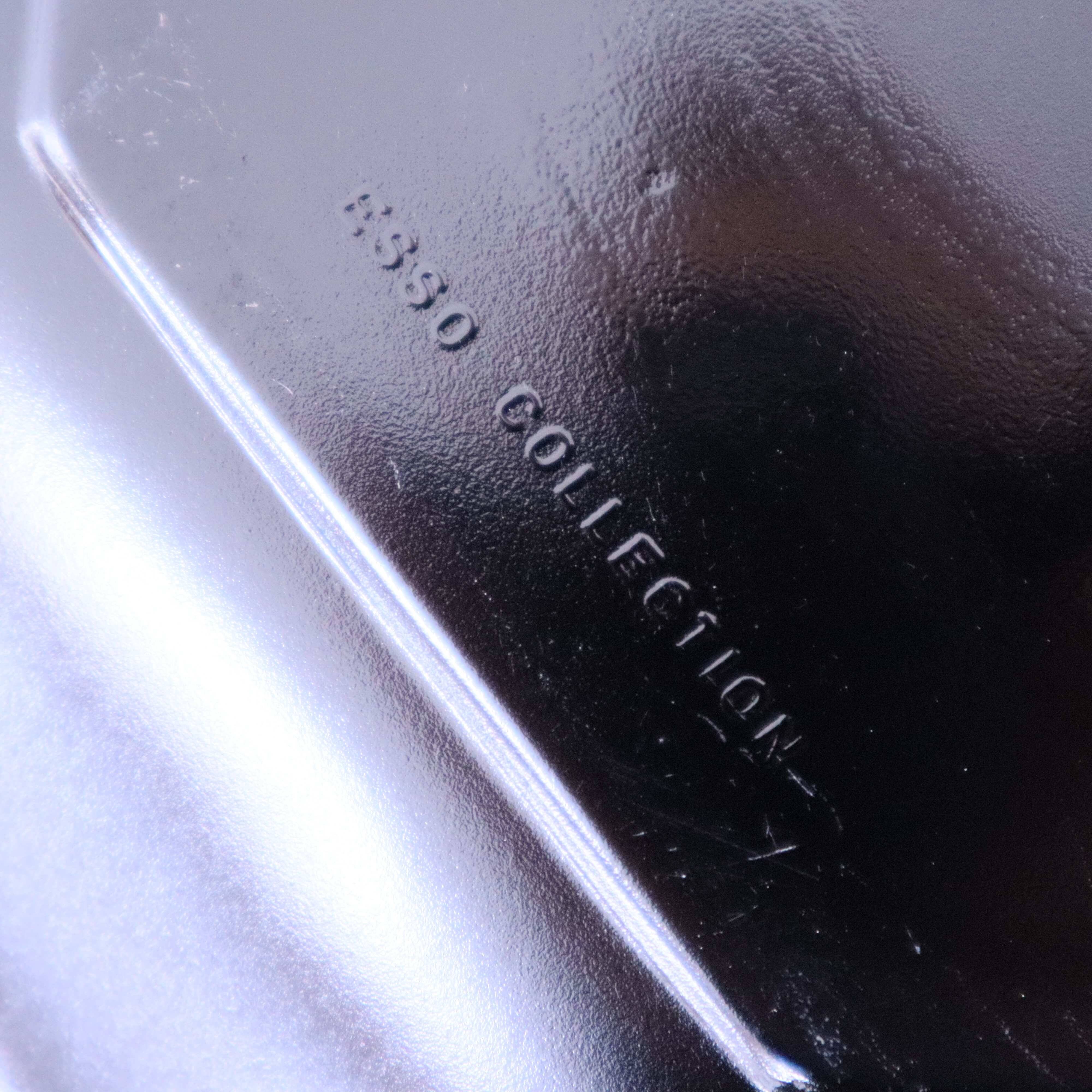 6 "Octime" black Arcoroc dinner plates