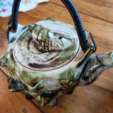 Ensemble à thé. Barbotine coquillage