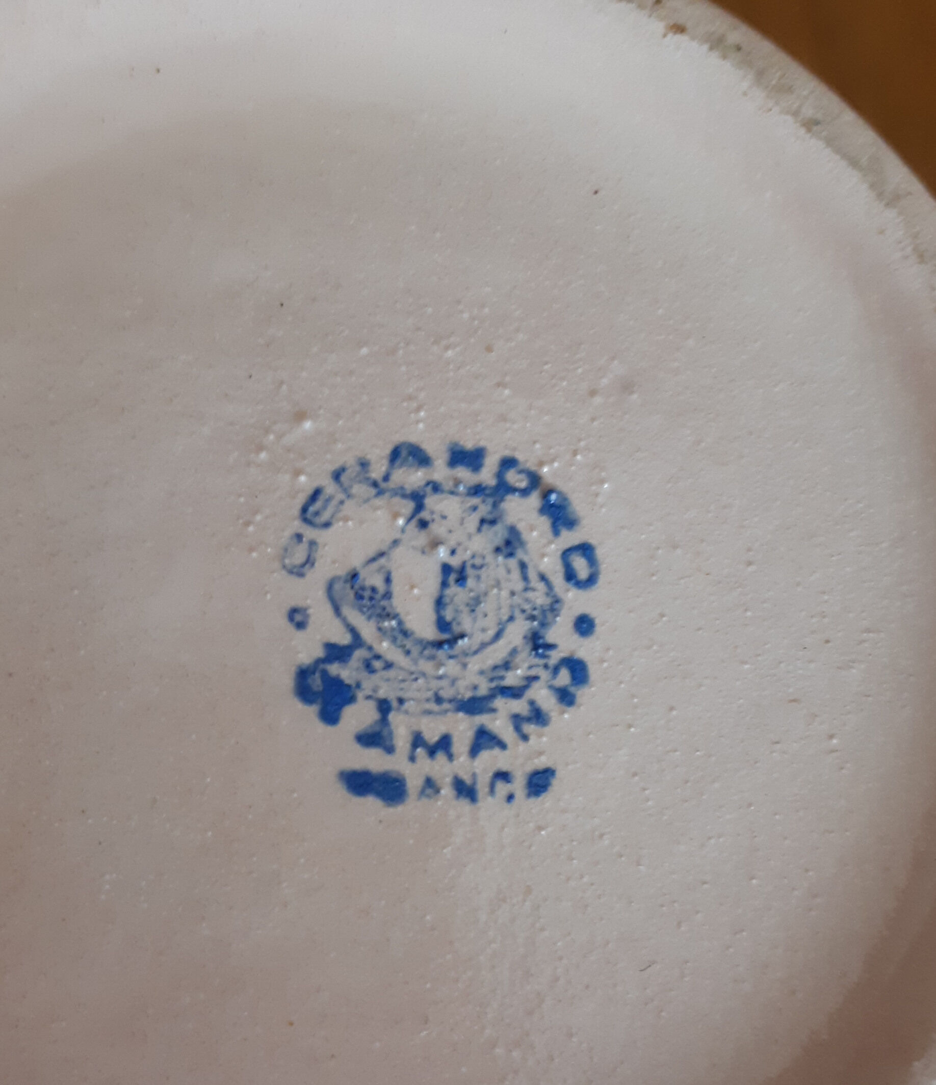 Coffee and tea service in faience of Saint Amand, pink, art deco