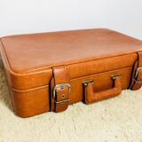 Vintage leather suitcase