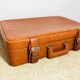Vintage leather suitcase