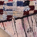 Colorful Boucherouite Moroccan rug - 126 x 195 cm