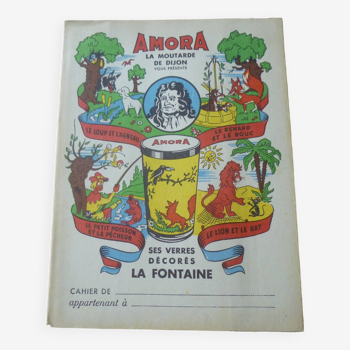Affiche publicitaire années 50 amora