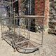 Large garden shelf / console in wrought iron – 19th century style