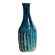 Vase vintage scandinave bleu