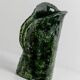 Vintage 1970s studio ceramic vase or pitcher, glazed green.
