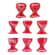 80s spring egg cups