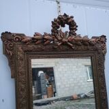 Golden mirror  65x100cm