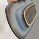 Dish in bluish colors from Hedehusene Ceramics (HK) Denmark 1960-70s
