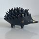 Vintage 1950 hedgehog ashtrays by Walter Bosse for Hertha Baller