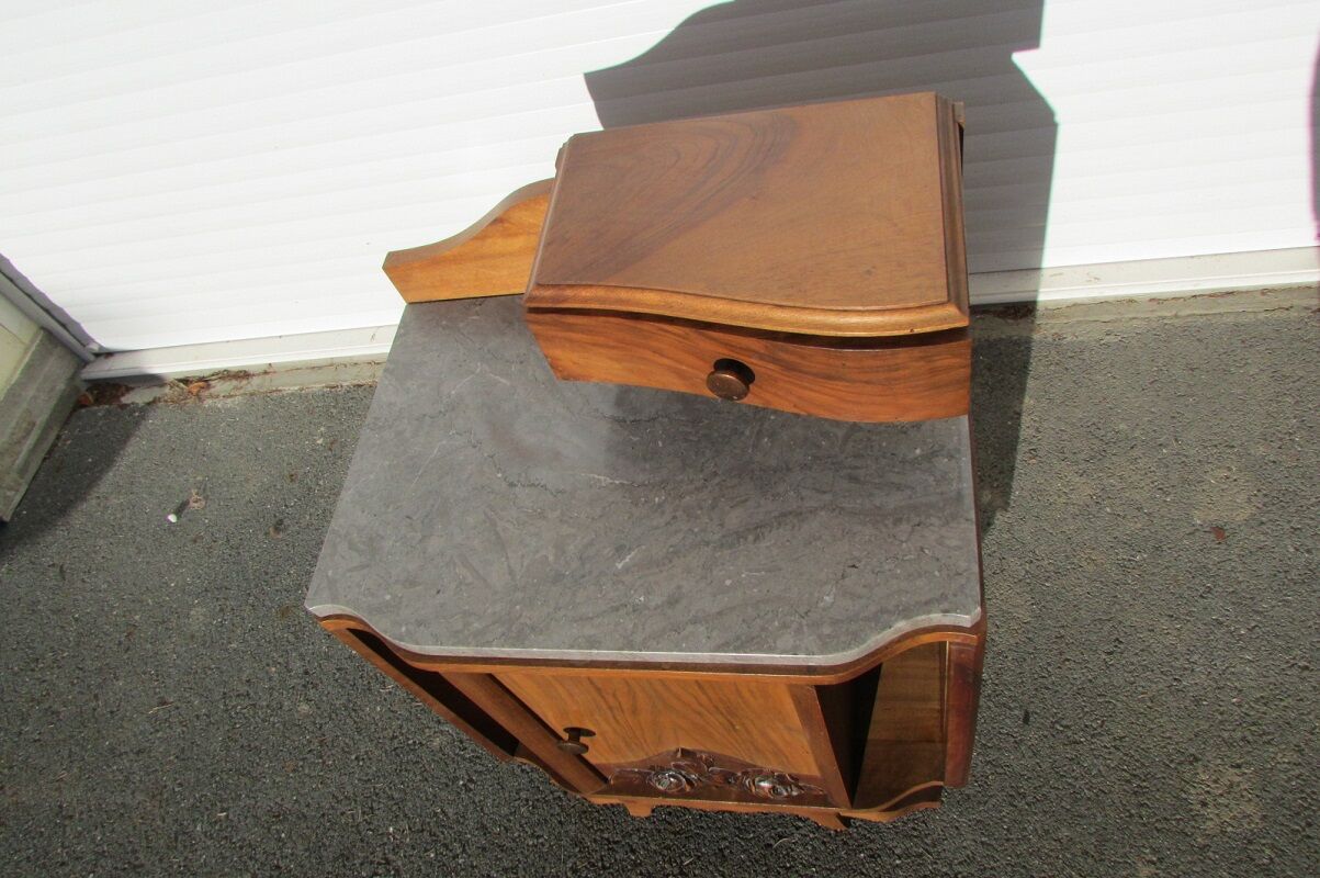 Bedside , nightstand, piece of Art Deco sofa , 1930s