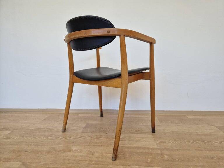 Midcentury Chair TON designed by Antonin Suman, Scandinavian Style, 1960s