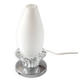 Antique satin flute lamp