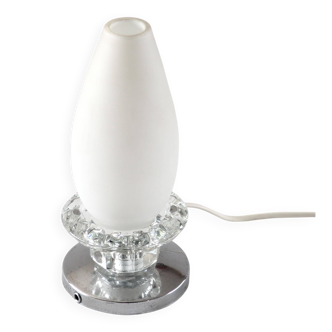 Antique satin flute lamp