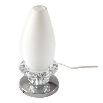 Antique satin flute lamp