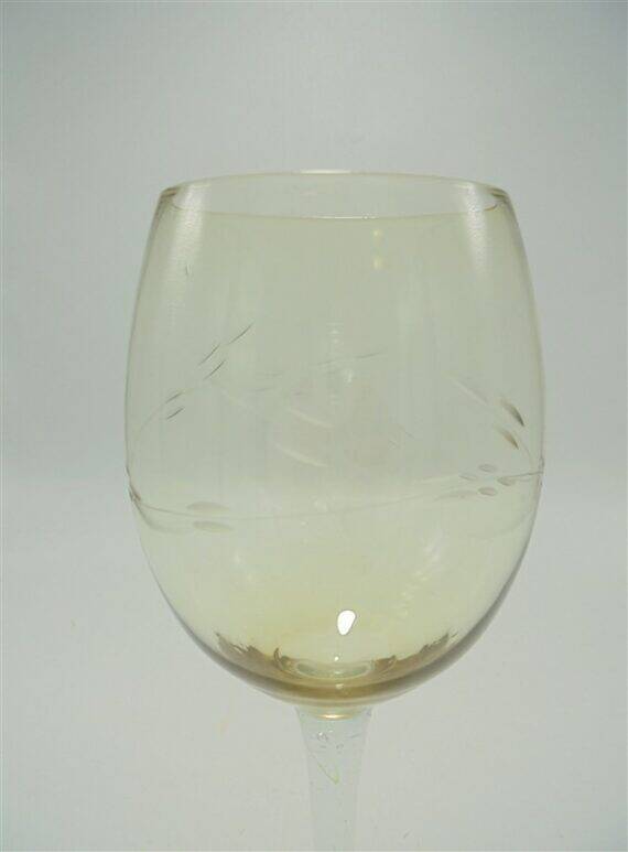 Set of 9 stemmed glasses
