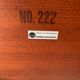 2 Danish teak nesting tables Mobelintarsia 60s