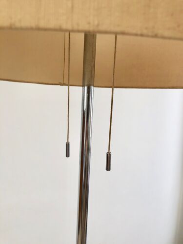 Lampadaire chromé de Staff Leuchten avec pieds compas - Années 60