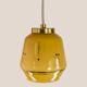 Petite lampe à suspension EVA * Art déco * Lampe suspendue MCM * Plafonnier vintage recâblé * Yougoslavie