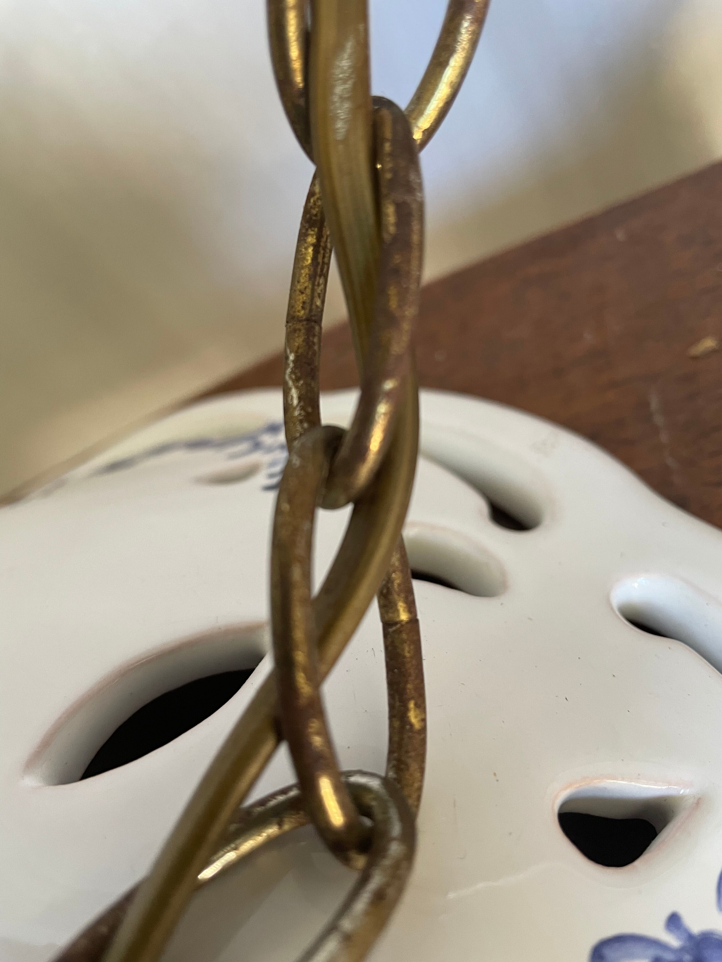 Suspension Vintage ceramic moustiers