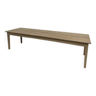 Farmhouse table with spindle legs (300 cm x 90 cm)