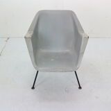 416 fiberglass shell armhair by Wim Rietveld & Andre Cordemeyer for Gispen, 1950