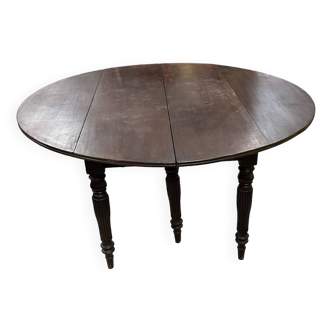 Table 06 pieds en acajou d'époque louis phillipe