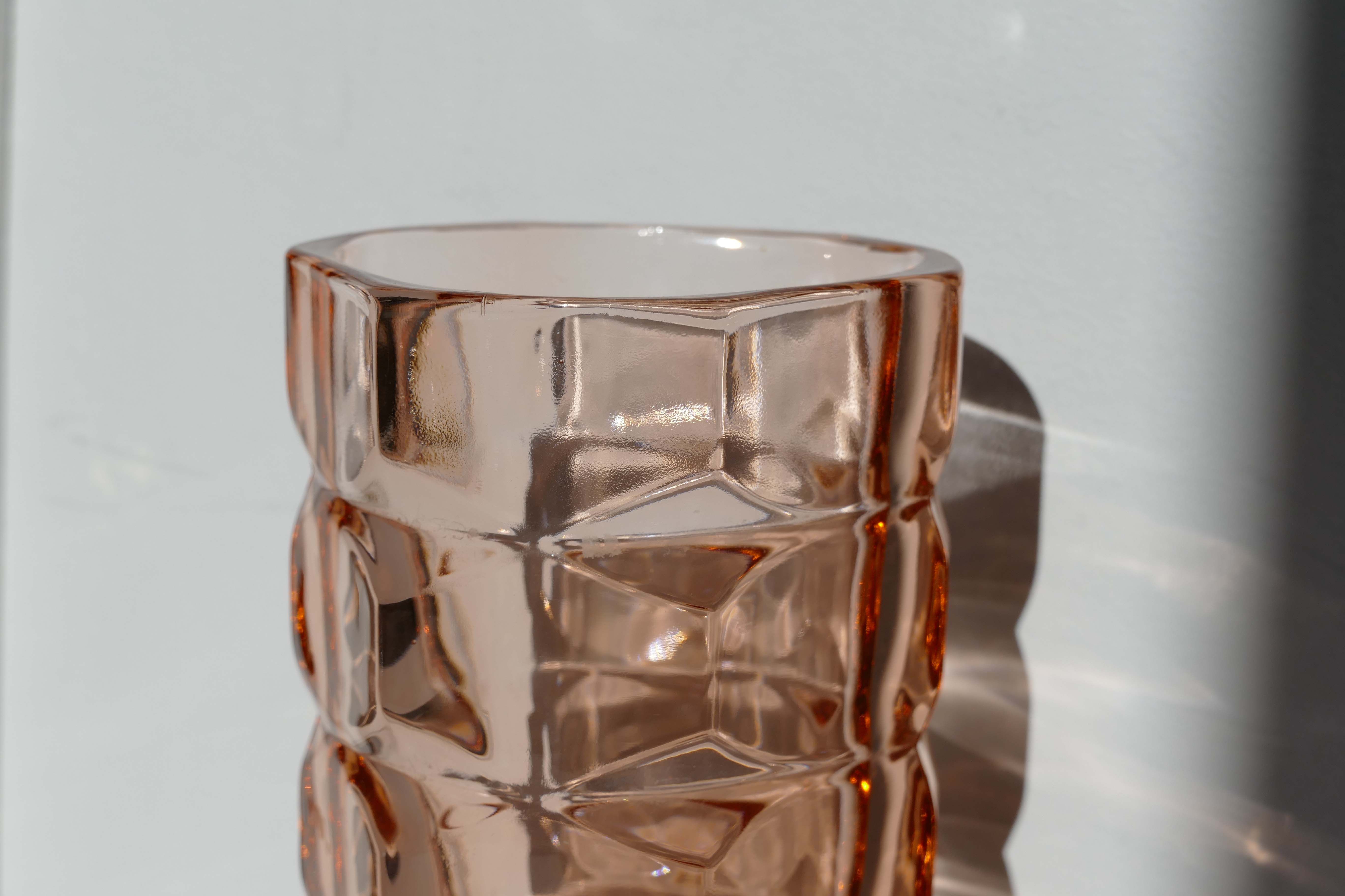 Windsor Orange Glass Vase by J.G. Durand for Luminarc, 1970s