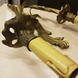 Pair Roccoco style wall light