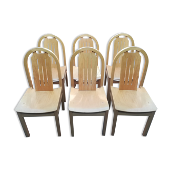 Lot of 6 chairs Baumann model Argos