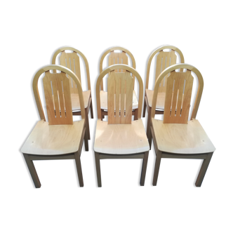 Lot de 6 chaises Baumann modèle Argos