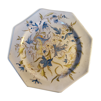 Octagonal Longchamp plate