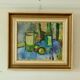 Nature morte originale sur toile du milieu du siècle – Wilgot Olsson