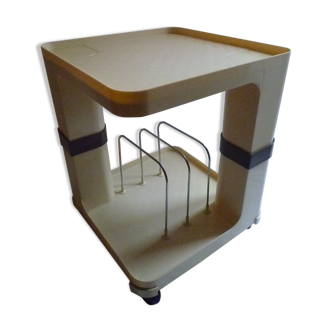 Table à roulette, éditeur flair prisunic 1970