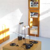 Pair of solid elm mirrors produced by the Regain group in 1980