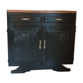 Black art deco buffet
