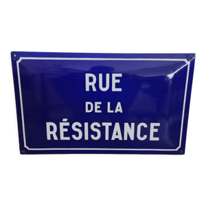 plaque de rue