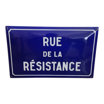 Plaque de rue