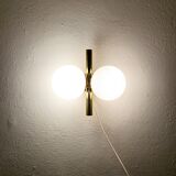 Set of 2 brass Sputnik sconces by Kaiser Leuchten