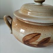 Vintage stoneware soup tureen from Marais.