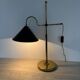 Mid-century adjustable brass desk lamp, 1970s
