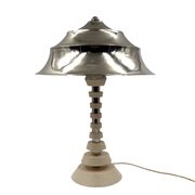 Lampe de table pagode de l'âge spatial, France années 1970