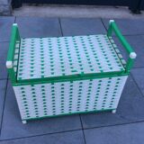 Trunk chest vintage 1960s scoubidou