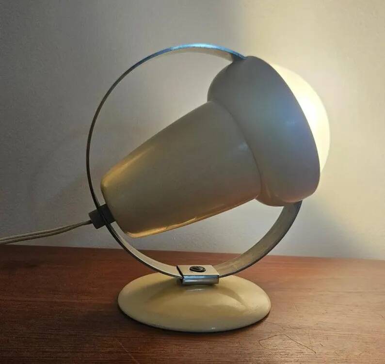 Midcentury Table or Wall Lamp Philips, Charlotte Perriand, Netherland, 1960s